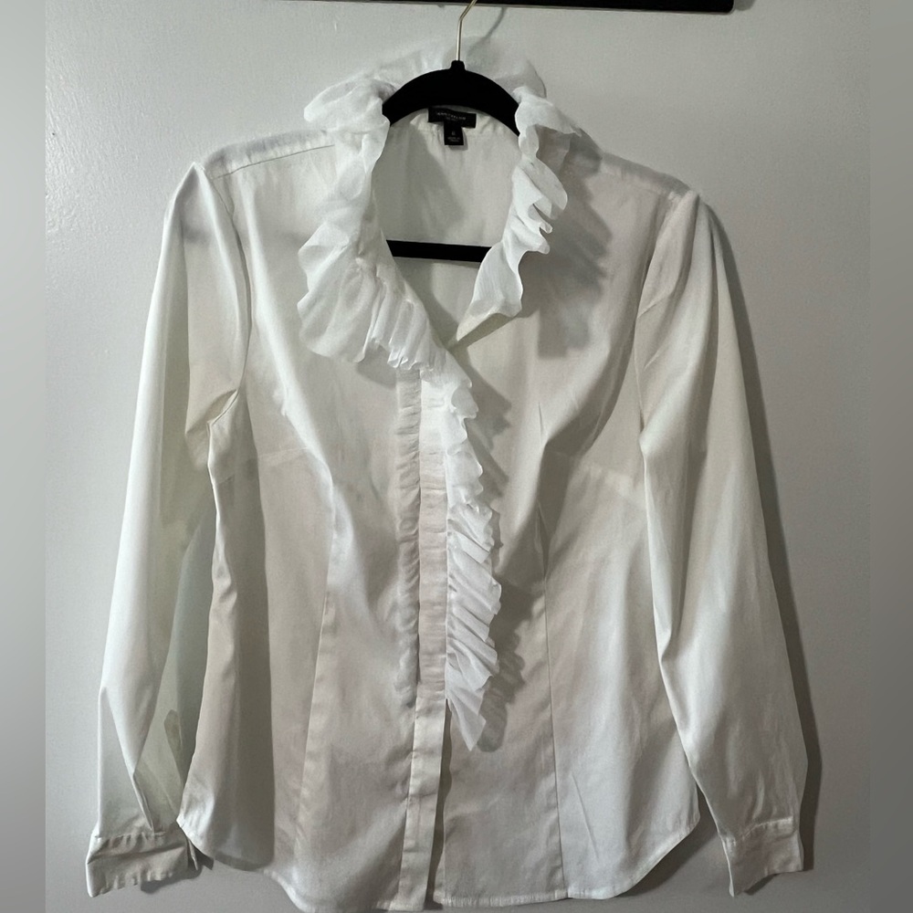 White Ann Taylor Blouse